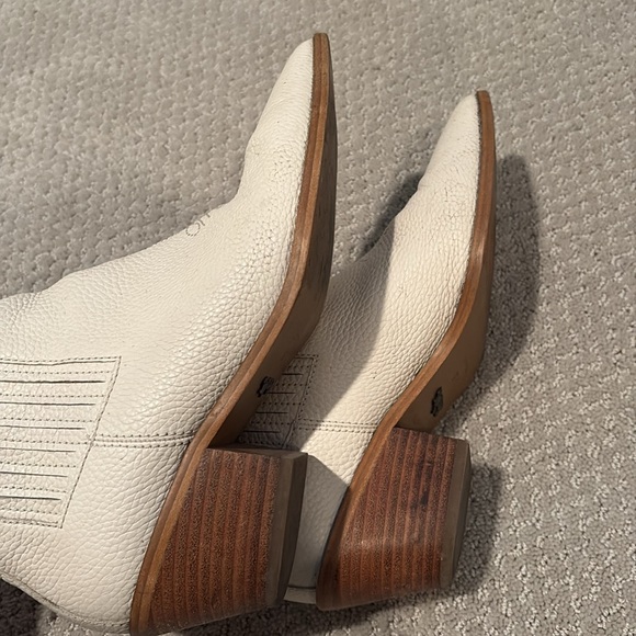 Coach Melody Western Cowboy Boots Ivory White | size 38.5 US - Picture 9 of 14